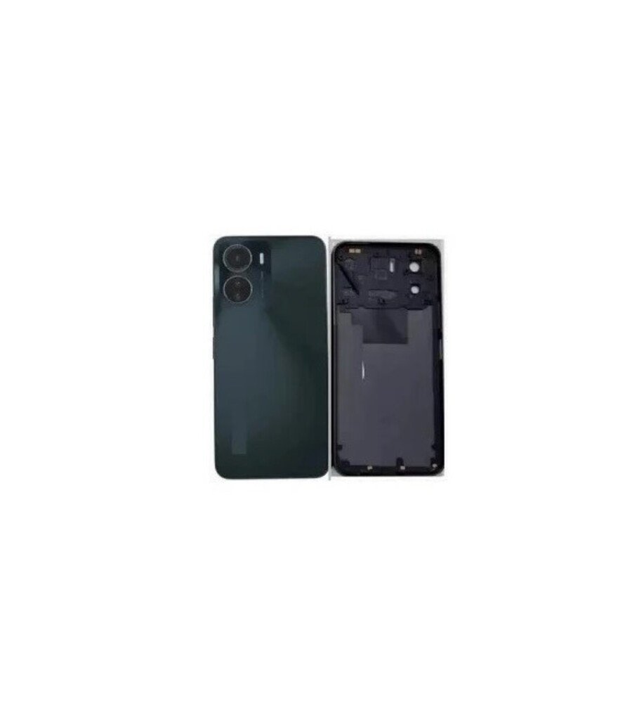 Premium quality Vivo Y16 full body housing back panel -Black