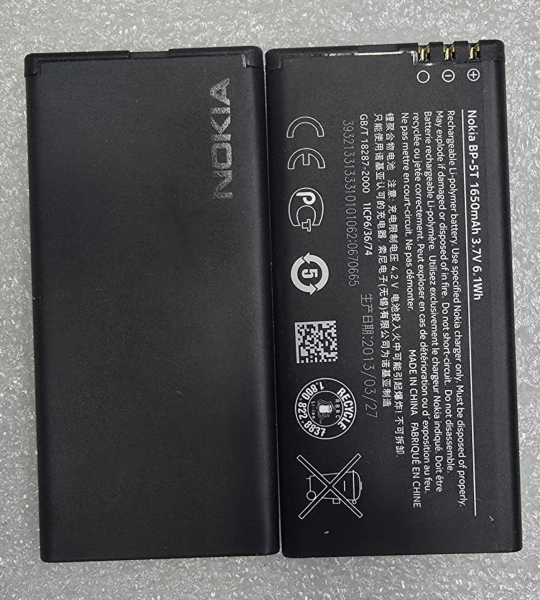 BP-5T BP5T BATTERY For NOKIA Lumia 820 820T Arrow 825 With 1650mAh