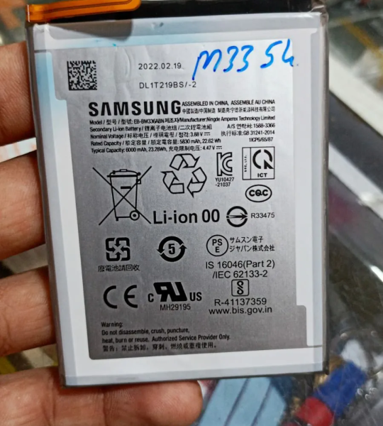 100% Original Mobile Battery for SAMSUNG Galaxy M33 5g with 6 months replacement warranty