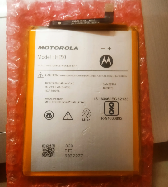 100% Original quality Mobil battery HE50 Original Battery for Motorola Moto E4 Plus Moto E5 Plus (5000mAh) 3 Months Warranty