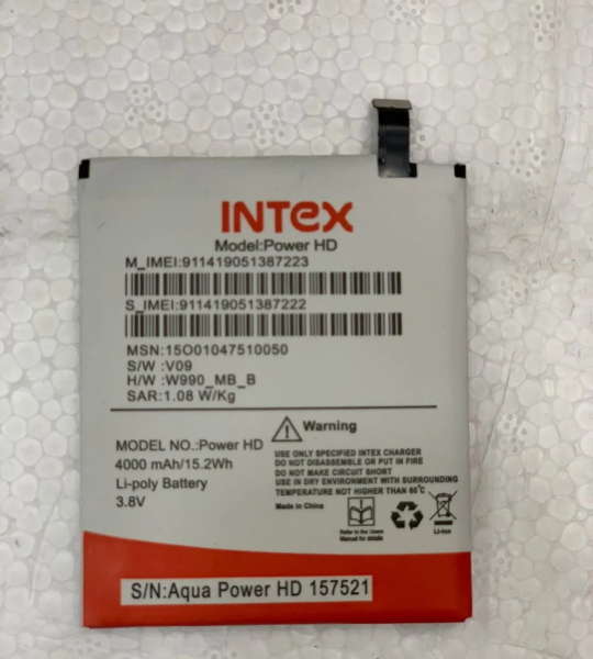 High Quality Original Mobile Battery For Intex power hd