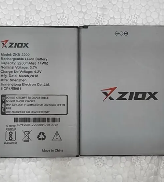 Compitable for Ziox ZKB-2200 2200 mAh Ziox Astra Young 4G