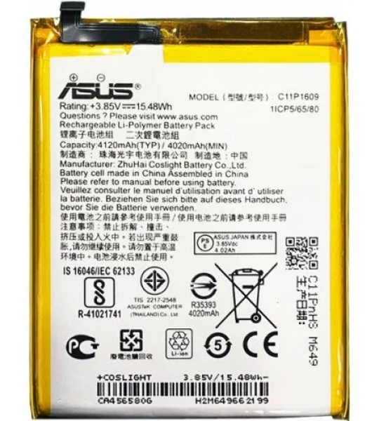 Battery for Asus ZenFone 3 Max Battery ZC520KL Asus ZenFone 4 Max ZC553KL Battery( C11P1609 )