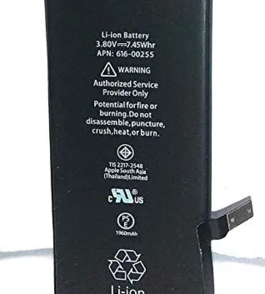 6s for iPhone Battery A1633 / A1688 / A1691 / A1700 (Black) with 3 Months Warranty