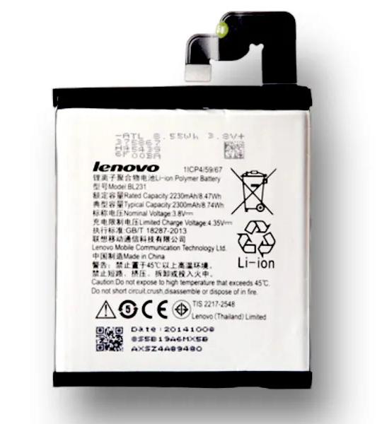 Lenovo Vibe X2 Android Mobile Battery (BL231) (30 days replacement warranty)
