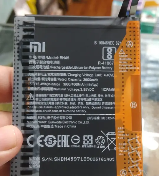 BN45 Battery for Redmi Mi Note 5 Pro (4000mAh)