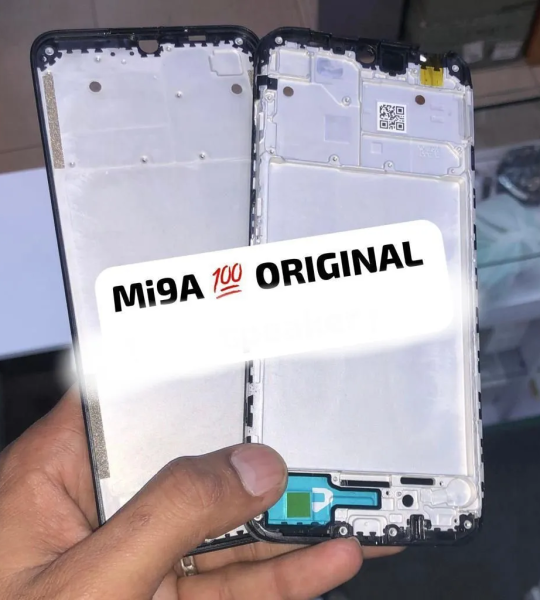 Mi 9a redmi 9a Xiaomi redmi 9a lcd frame middle chases black
