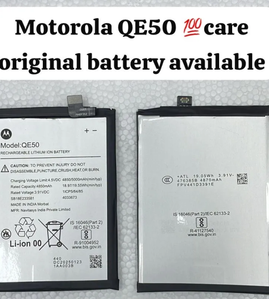100% Original Brand New Motorola QE50 Battery for Moto G85 5G XT2427-3 Mobile 5000mAh 6 months warranty