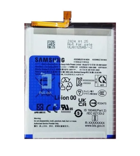 100% care original battery for Samsung M15 5G(EB-BM156ABY)