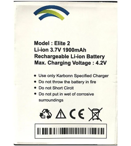Mobile Battery Compatible for Swipe Elite 2 Plus 1900mAh