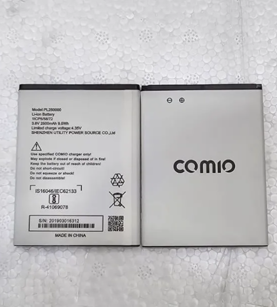 2500 Mah Compatible Battery For Comio C1 Pro Pl250000