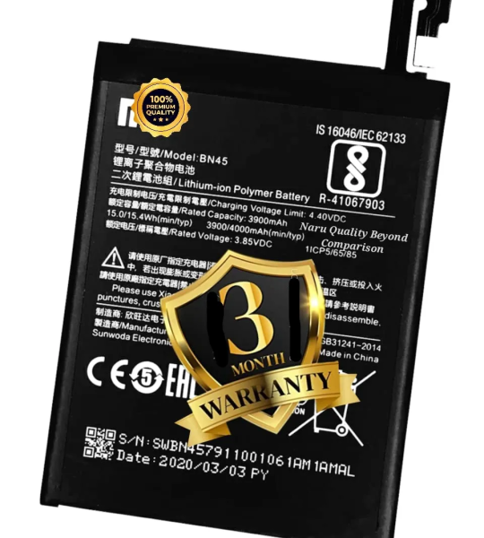 BN45 premium Battery for Redmi Mi Note 5 Pro (4000mAh)