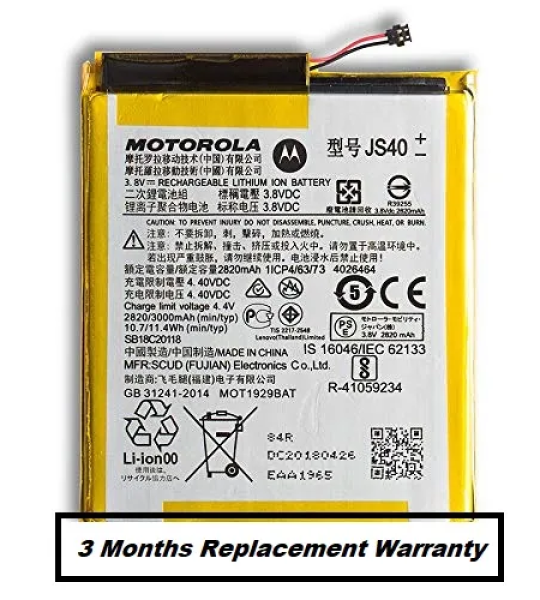 Battery for Motorola Moto Z3 Play XT1929-1 XT1929-4 XT1929-5 XT1929-6 XT1929-8 JS40