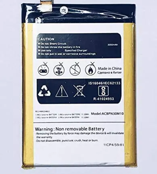 Mobile Battery for Micromax Canvas 2 Q4310 ACBPN30M10 3050mAh