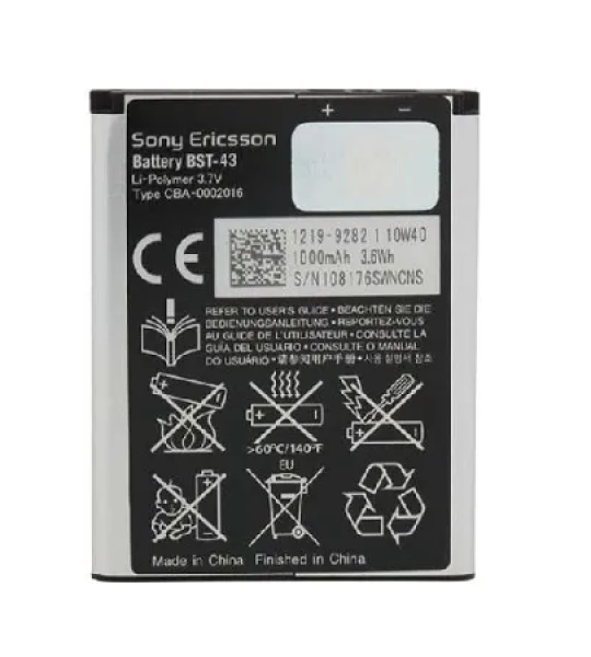 Battery for Sony WT13I U100 Battery BST-43