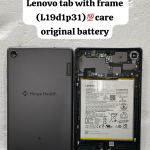 L19D1P31 3.86V 5100mAh LENOVO TAB M8 battery with back panel attached