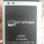 Micromax mobile Battery For Micromax Bolt A089 2100mAh Genuine Battery