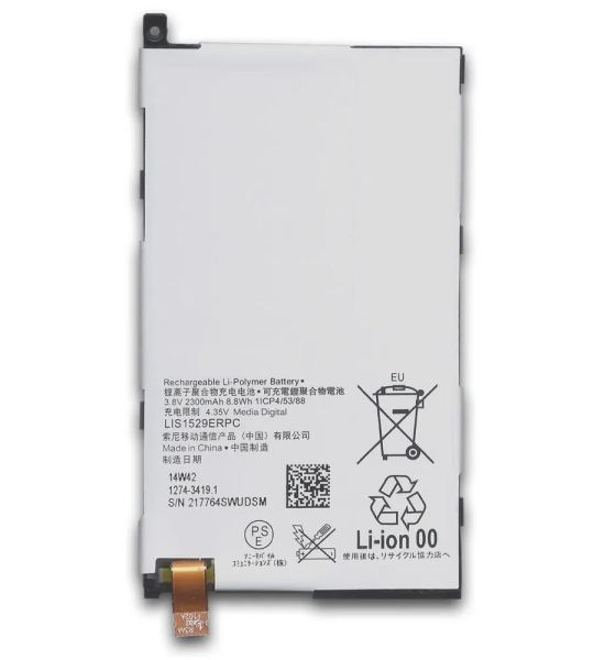 Mobile Battery For Sony Xperia Z1 Compact / Mini Battery 2300 mAh Li-Ion Battery